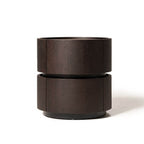 Modern Black Faux Leather Top Drawer Storage Nightstand