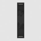 Modern Black Iron Flush Mount Wall Light with Warm White LED