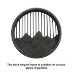 Modern Black Metal Flush Mount Wall Light with Ambient LED