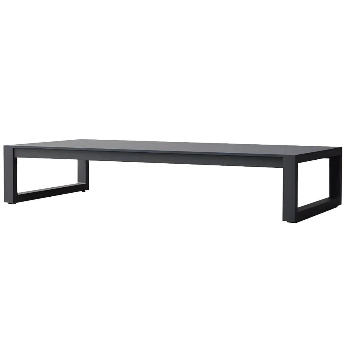 Modern Black Metal Outdoor Coffee Table – Rectangular & Square