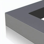 Modern Black Metal Outdoor Coffee Table – Rectangular & Square