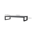 Modern Black Metal Outdoor Coffee Table – Rectangular & Square Dimensions
