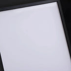 Modern Black Metal Outdoor Table Lamp with Dual-Sided Glow