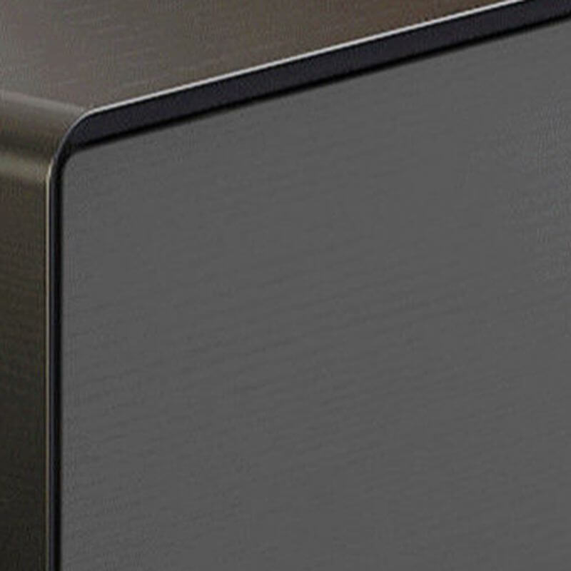 Modern Black Wood Sideboard/Credenza with Storage Options