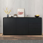 Modern Black Wood Sideboard/Credenza with Storage Options Main Product Image