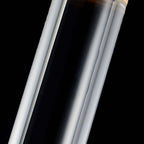 Modern Brass Armed Sconce with Clear Crystal Shade - 1-Light Wall Light