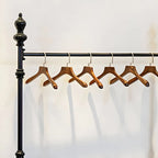 Modern Bronze Metal Hall Tree with Drawer and Coat Rack