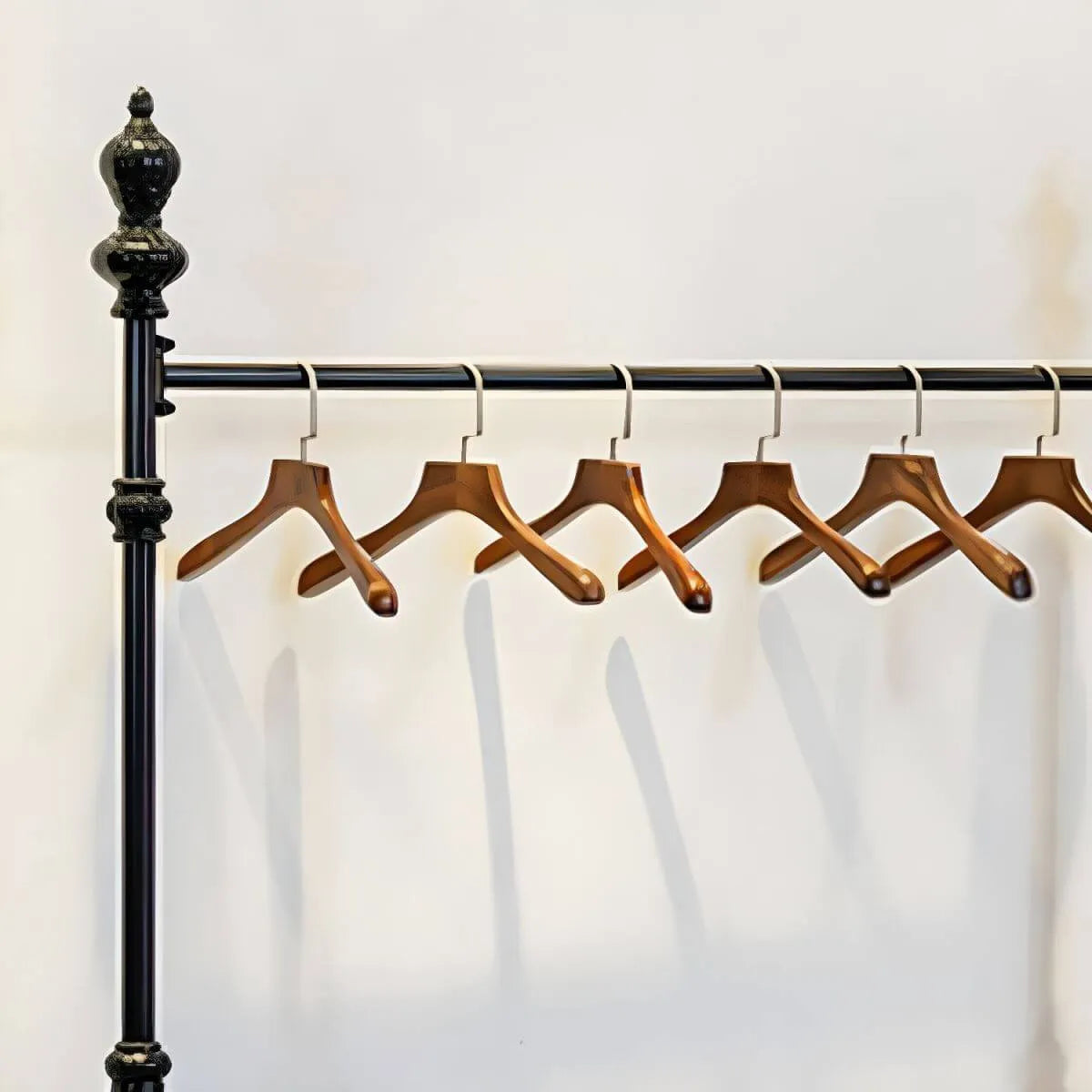 Modern Bronze Metal Hall Tree with Drawer and Coat Rack