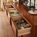 Modern Brown Wood Sideboard/Credenza - Multi-Size Options