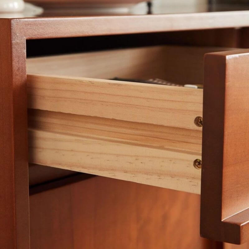 Modern Brown Wood Sideboard/Credenza - Multi-Size Options