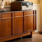 Modern Brown Wood Sideboard/Credenza - Multi-Size Options