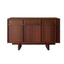 Modern Brown Wood Sideboard/Credenza - Versatile Storage Solutions