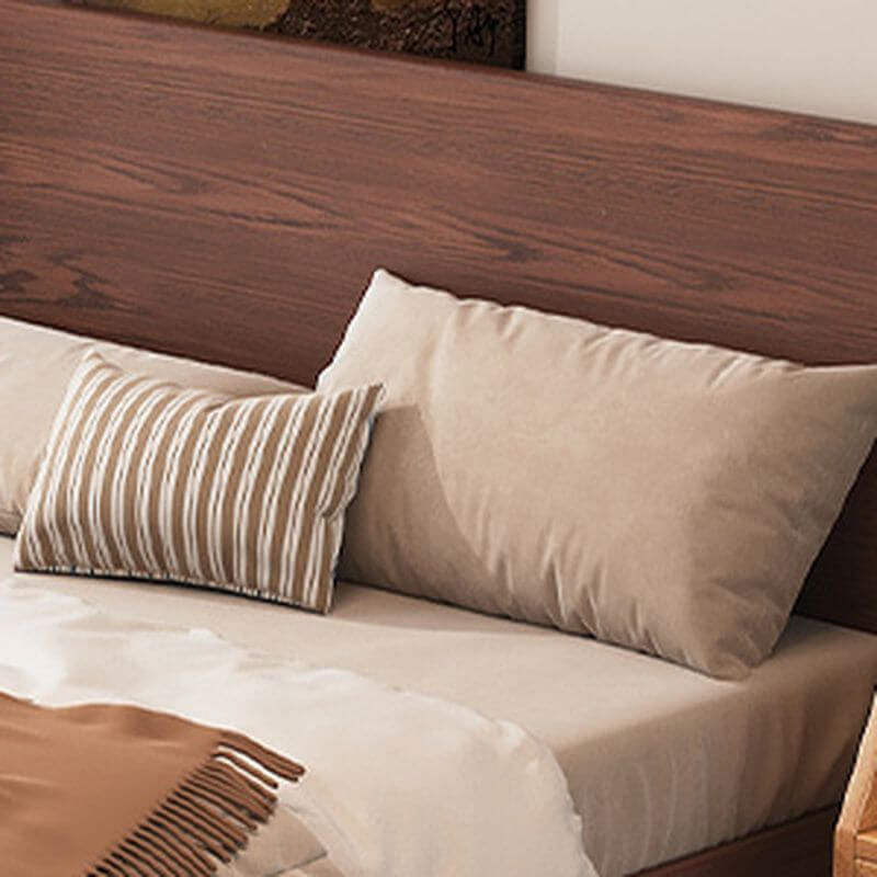 Modern Brown Wooden Bed for Kids - Multiple Sizes Available