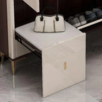Modern Champagne & Grey Wall-Mounted Shoe Storage Cabinet