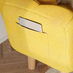 Modern Cotton-Linen Sleeper Sofa with Biscuit Back & Storage