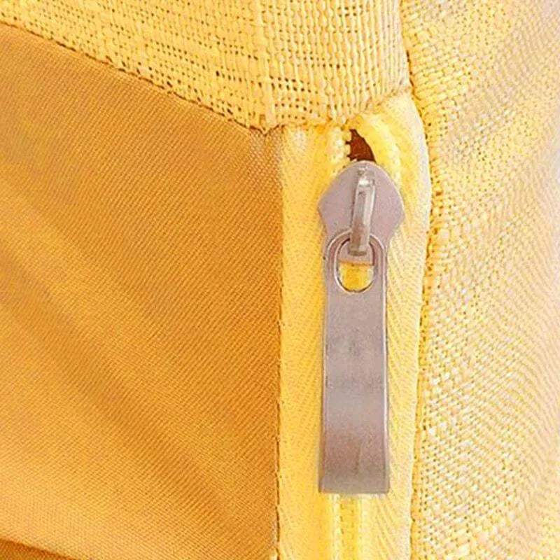 Modern Cotton-Linen Sleeper Sofa with Biscuit Back & Storage