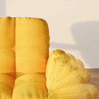 Modern Cotton-Linen Sleeper Sofa with Biscuit Back & Storage