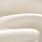 Modern Cream White Upholstered Kids Bed with Headboard