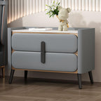 Modern Drawer Storage with Stone Top and Wood Frame