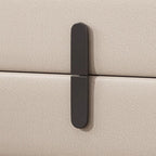 Modern Drawer Storage with Stone Top and Wood Frame