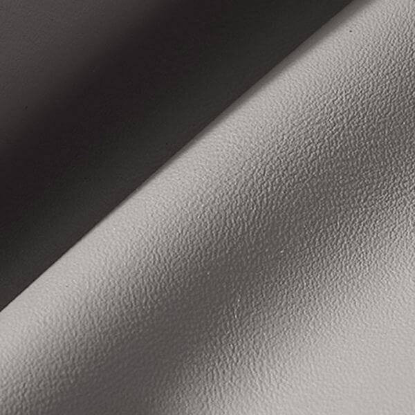 Modern Faux Leather Drawer Storage Nightstand with Stone Top