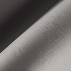 Modern Faux Leather Drawer Storage Nightstand with Stone Top