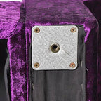 Modern Flannel Loveseat with Rolled Arms and Button-Tufted Back