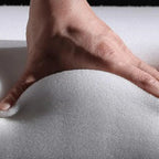 Modern Flannel Loveseat with Rolled Arms and Button-Tufted Back