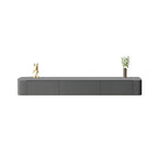 Modern Floating TV Stand in White or Grey with Cable Management