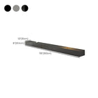 Modern Floating TV Stand with Drawers in Wood and Sintered Stone Dimensions