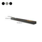 Modern Floating TV Stand with Drawers in Wood and Sintered Stone Dimensions