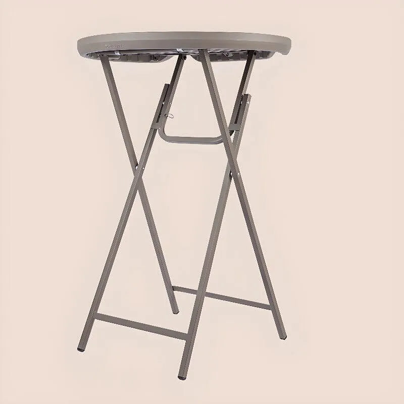 Modern Foldable Metal Round Bar Table – Outdoor & Patio