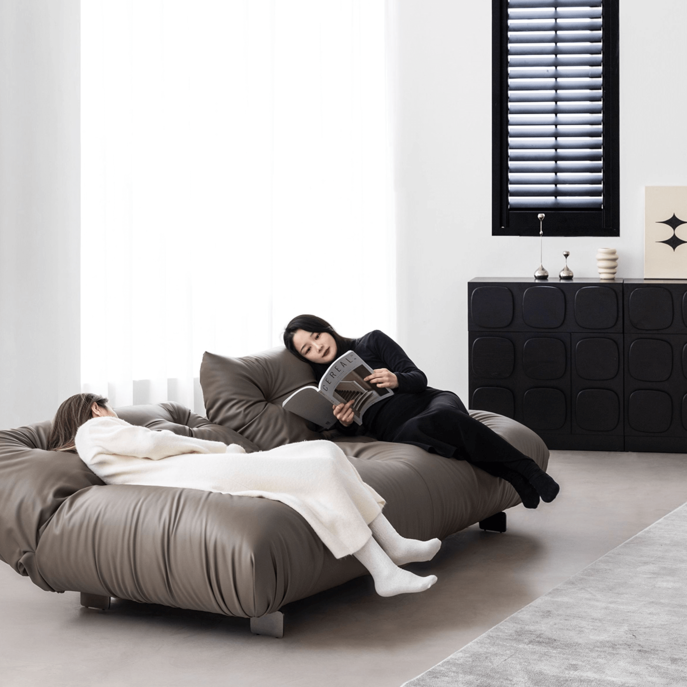 Modern Foldable Sofa Bed with Adjustable Backrest