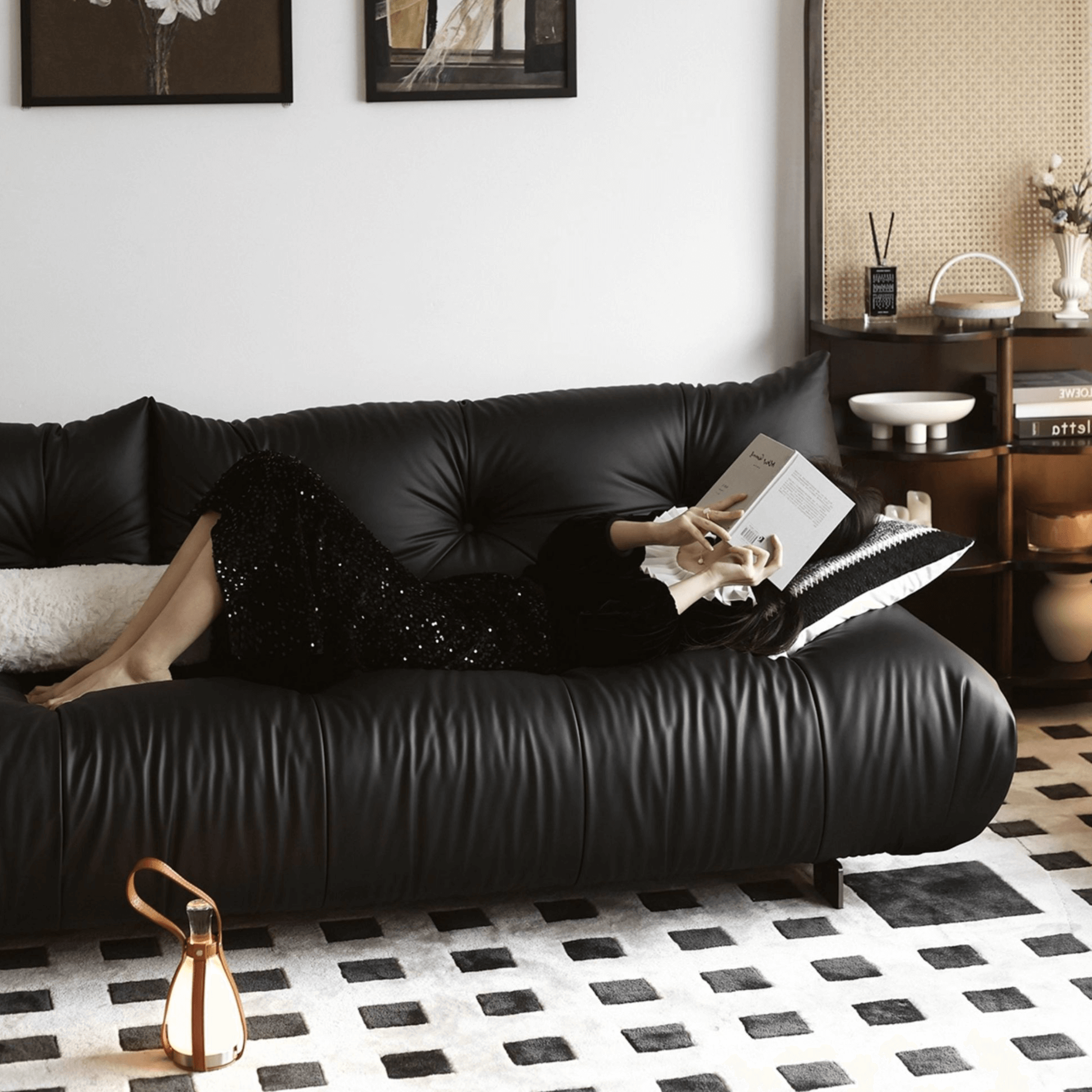 Modern Foldable Sofa Bed with Adjustable Backrest