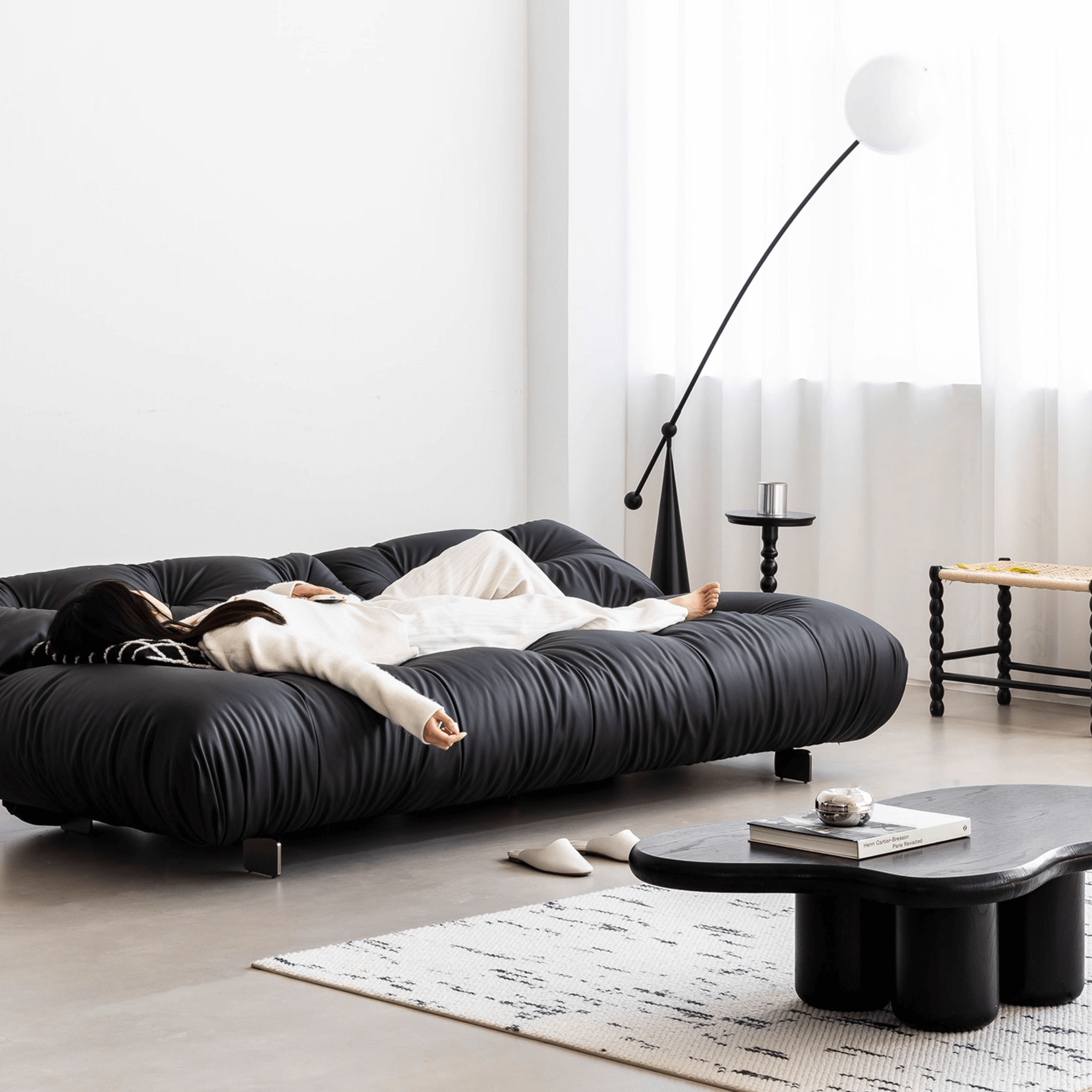 Modern Foldable Sofa Bed with Adjustable Backrest
