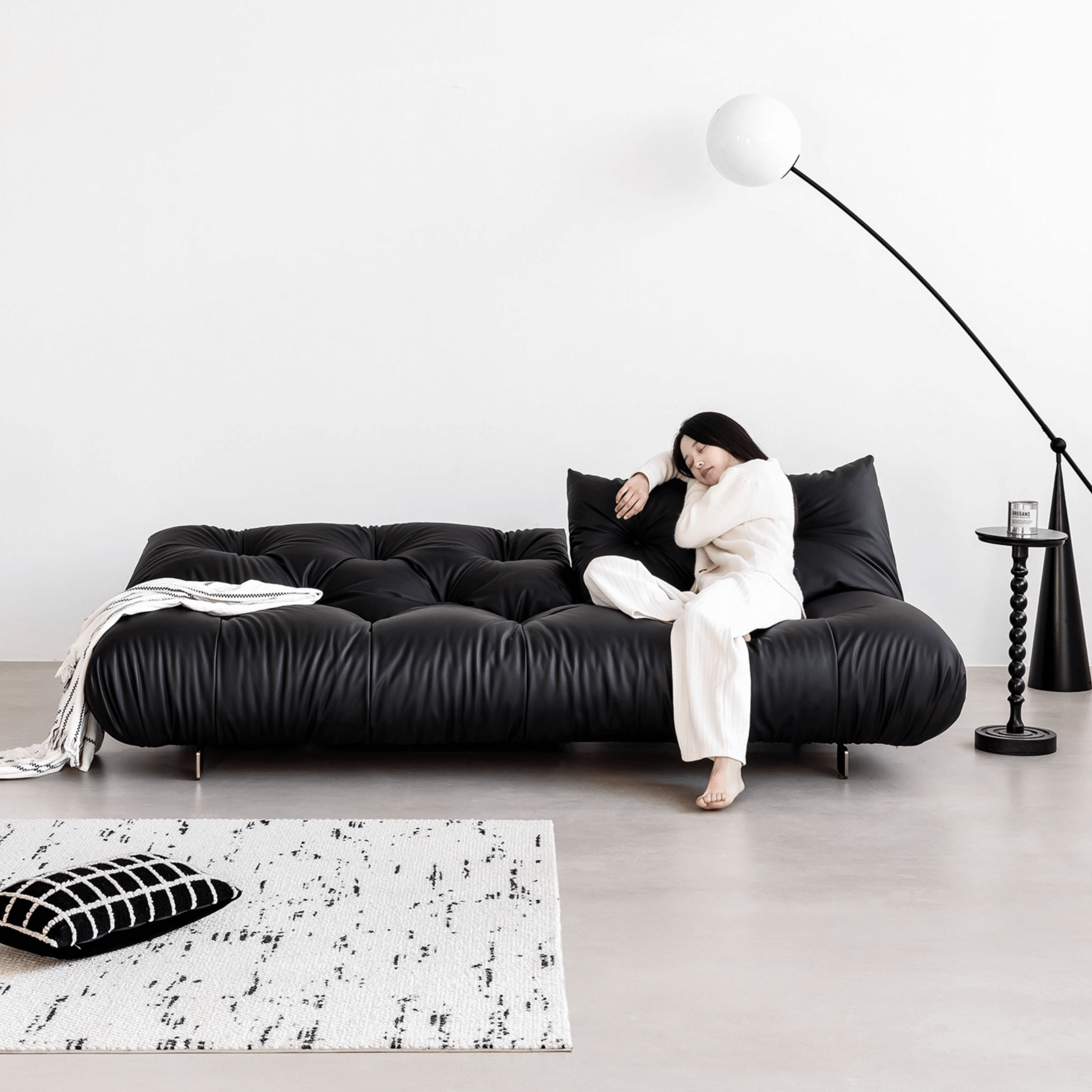 Modern Foldable Sofa Bed with Adjustable Backrest