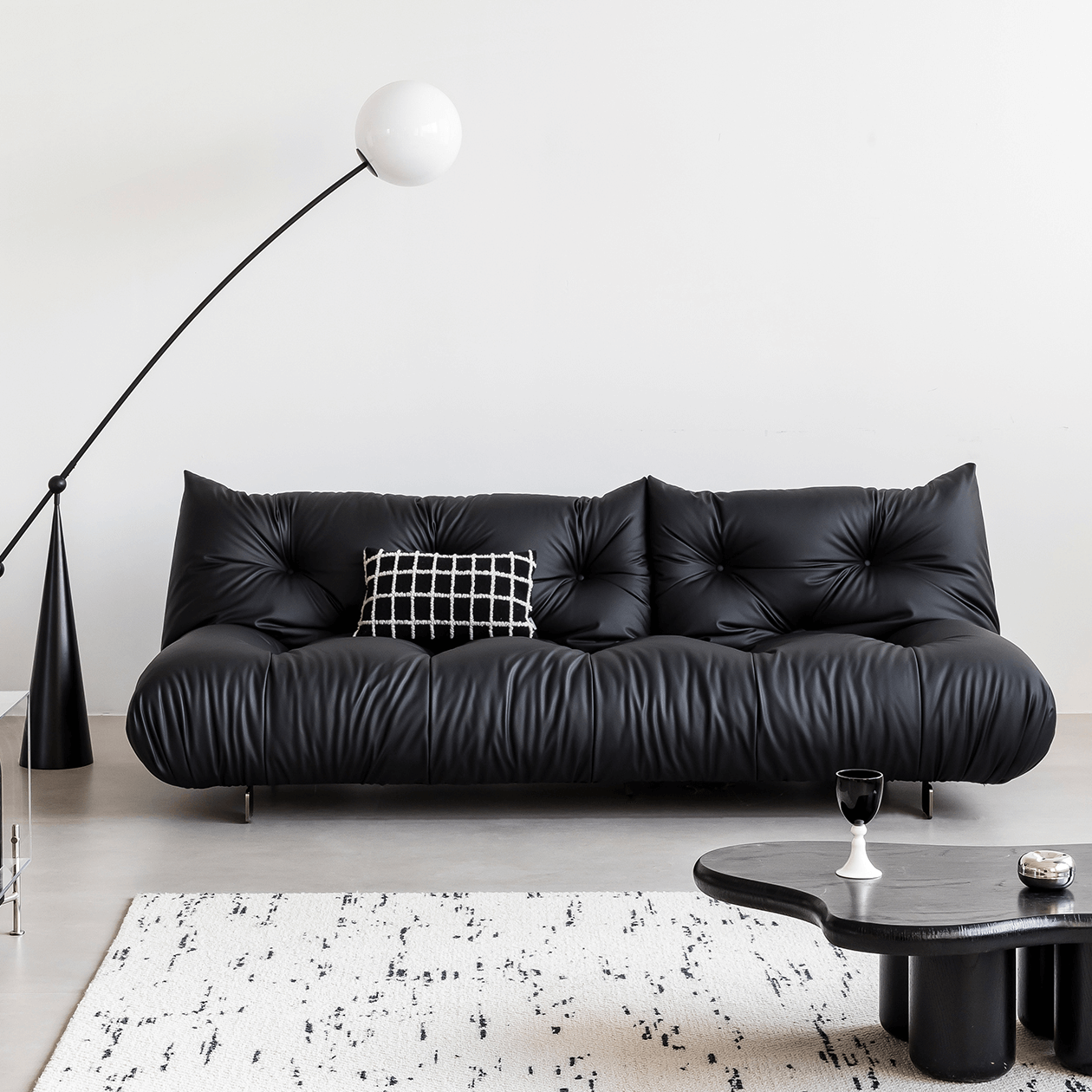 Modern Foldable Sofa Bed with Adjustable Backrest Main Product Image Image principale du produit