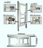 Modern Foldable Table Mechanism Kit, Space-Saving Metal