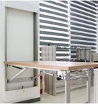 Modern Foldable Table Mechanism Kit, Space-Saving Metal