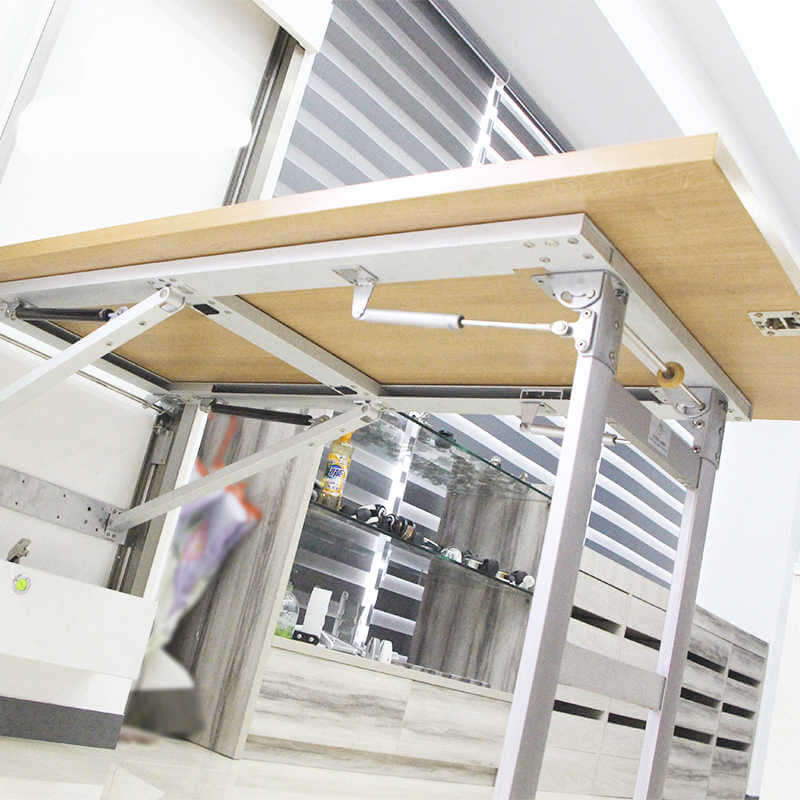 Modern Foldable Table Mechanism Kit, Space-Saving Metal