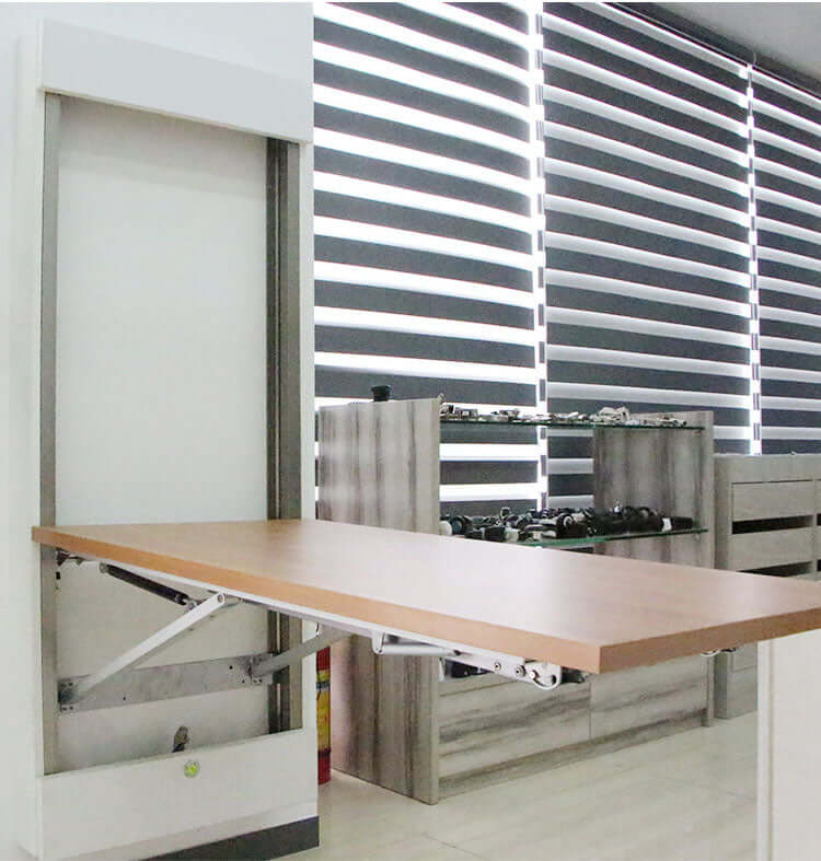 Modern Foldable Table Mechanism Kit, Space-Saving Metal