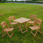 Modern Foldable Teak Wood Outdoor Coffee Table