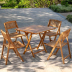 Modern Foldable Teak Wood Outdoor Coffee Table