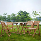 Modern Foldable Teak Wood Outdoor Coffee Table