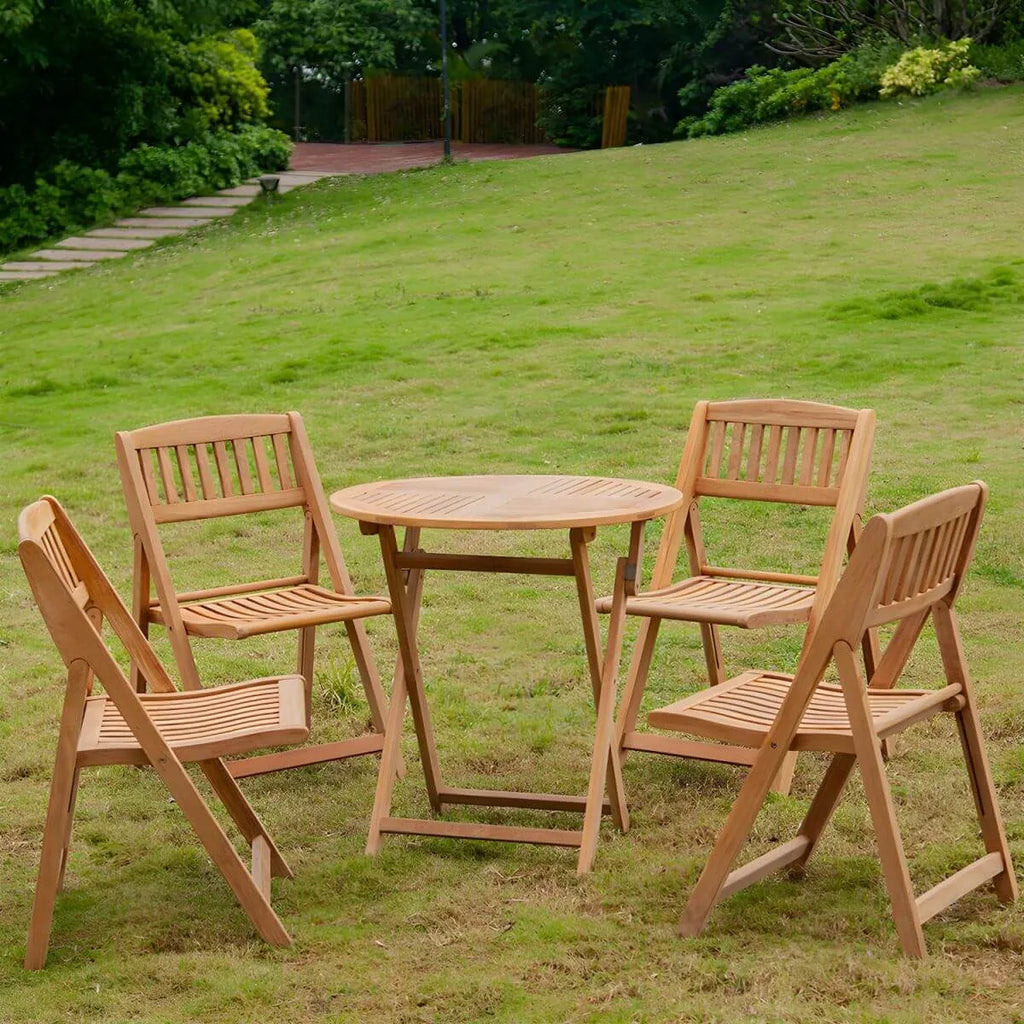 Modern Foldable Teak Wood Outdoor Coffee Table
