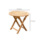 Modern Foldable Teak Wood Outdoor Coffee Table Dimensions