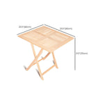 Modern Foldable Teak Wood Outdoor Coffee Table Dimensions