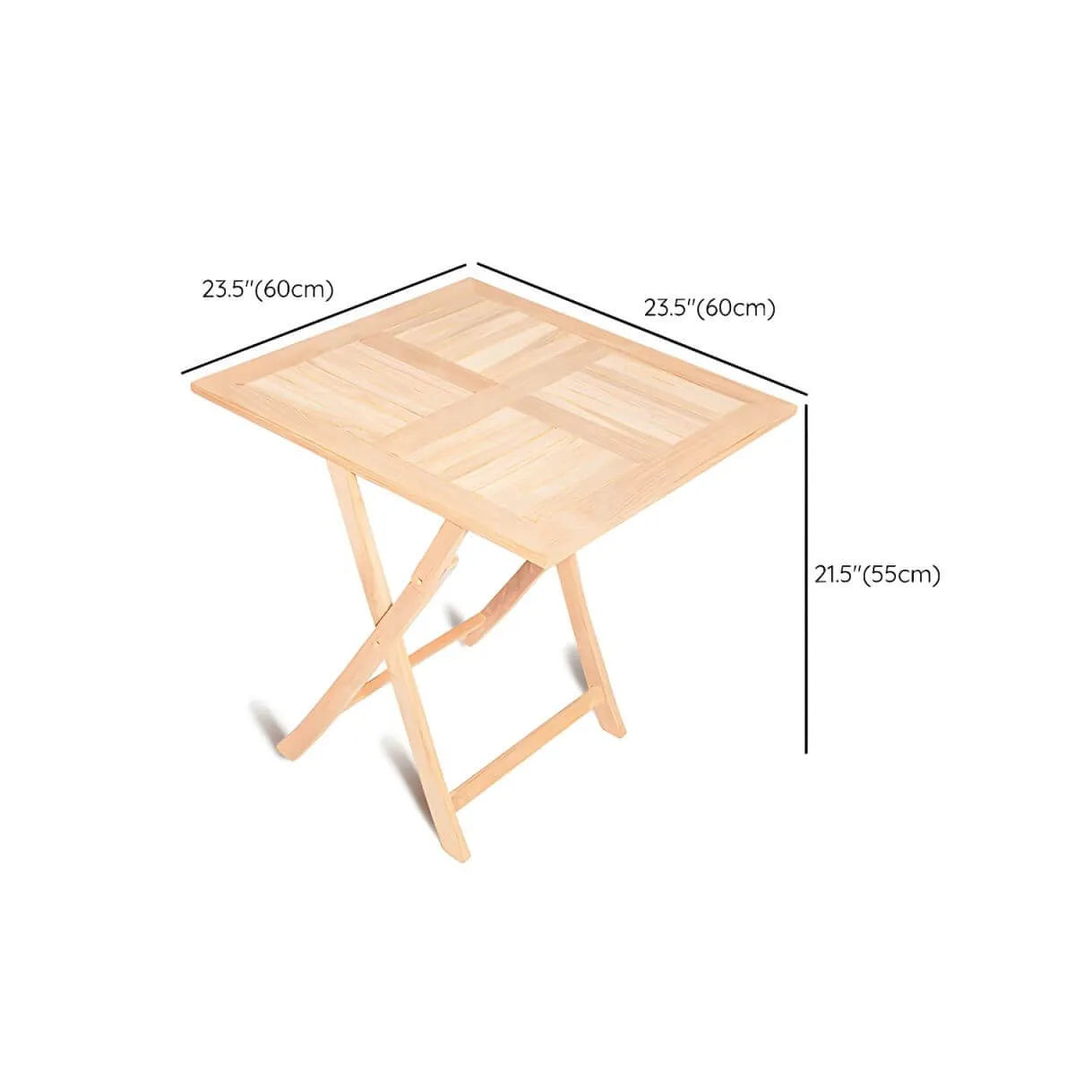 Modern Foldable Teak Wood Outdoor Coffee Table Dimensions