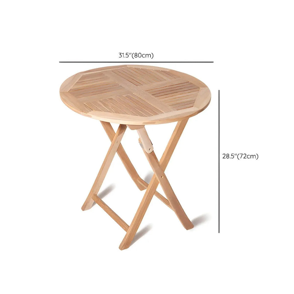 Modern Foldable Teak Wood Outdoor Coffee Table Dimensions