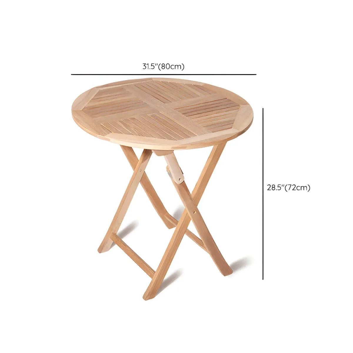 Modern Foldable Teak Wood Outdoor Coffee Table Dimensions